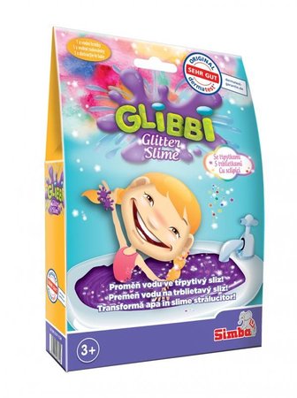 Glibbi Glitter Slime sliz fialov tpytiv